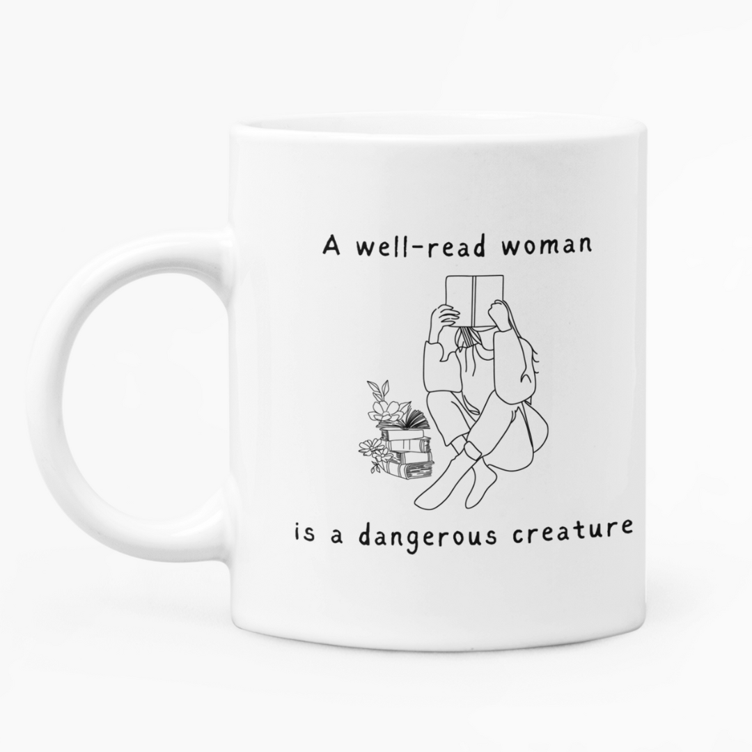 A Well-Read Woman is a Dangerous Creature Mug (Print Shop) — Out