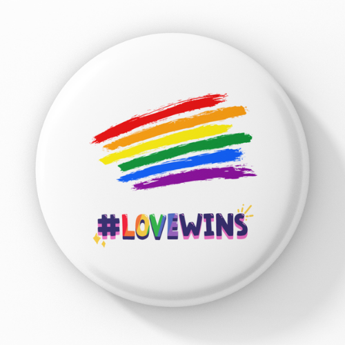 Love wins Pin Button Badge